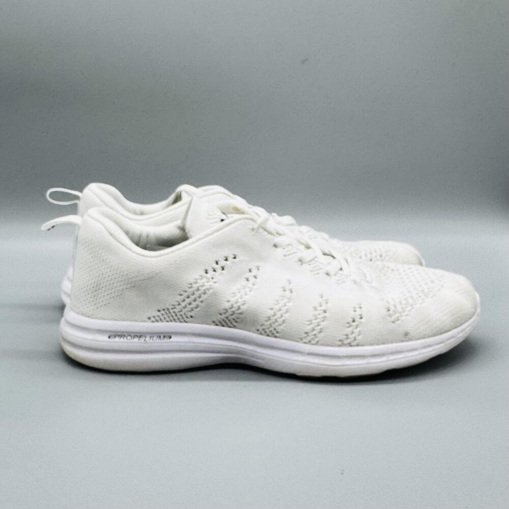 APL Shoes Womens 9 White Knit TechLoom Pro Running Athletic Sneakers Comfort